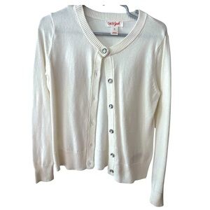 EUC Cat & Jack Off-White Sweater 5t
